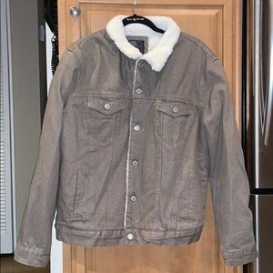 NWOT Sunrise Kingdom Sherpa Lined Denim Jacket